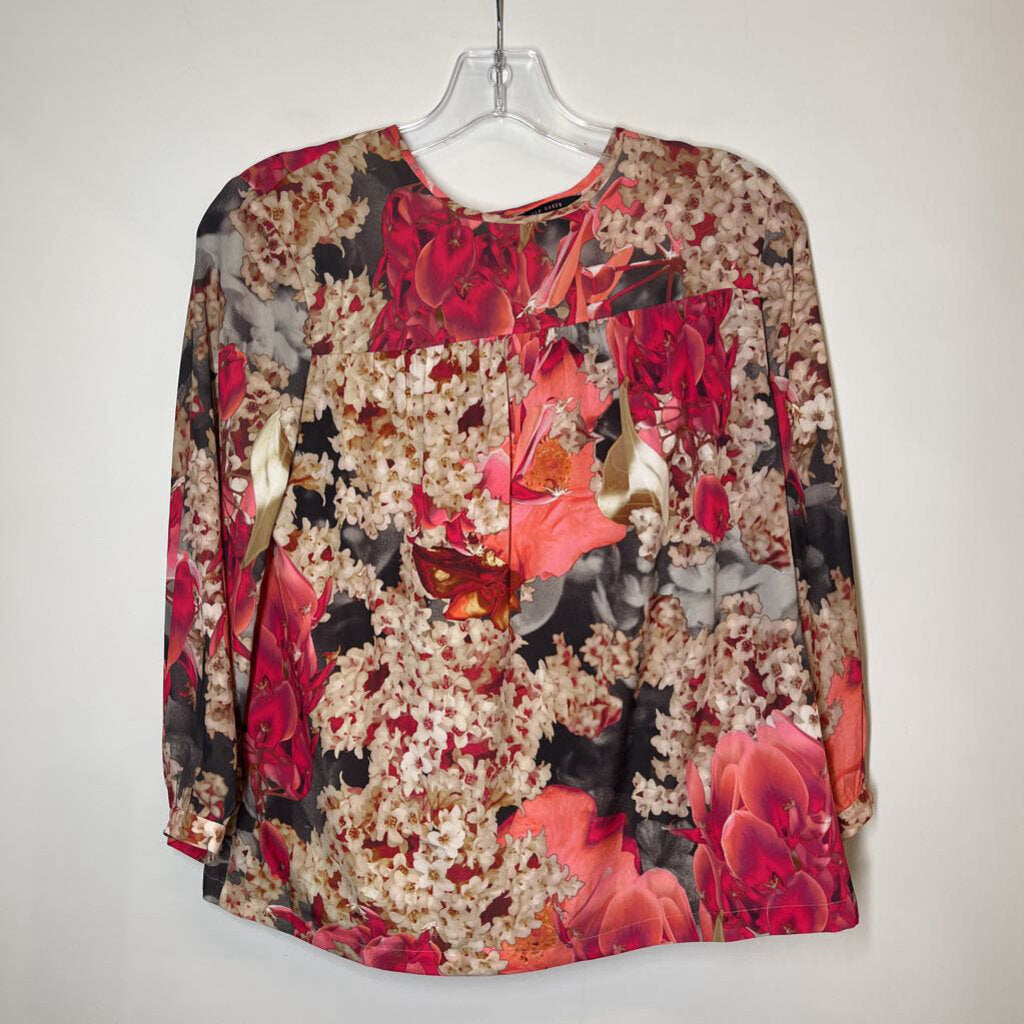 Ted Baker Long Sleeve 2/XS Pink Floral
