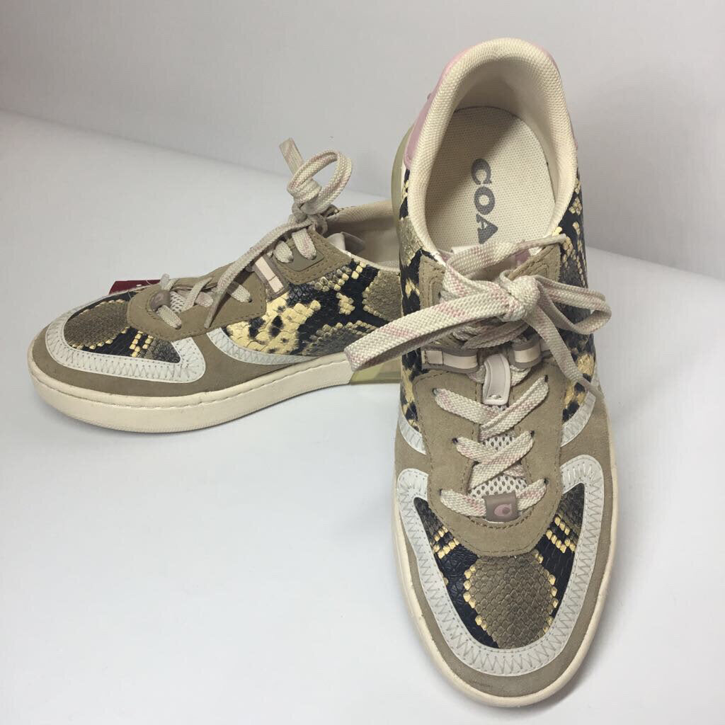 Coach Shoes 8 Brown/Snake/Pink