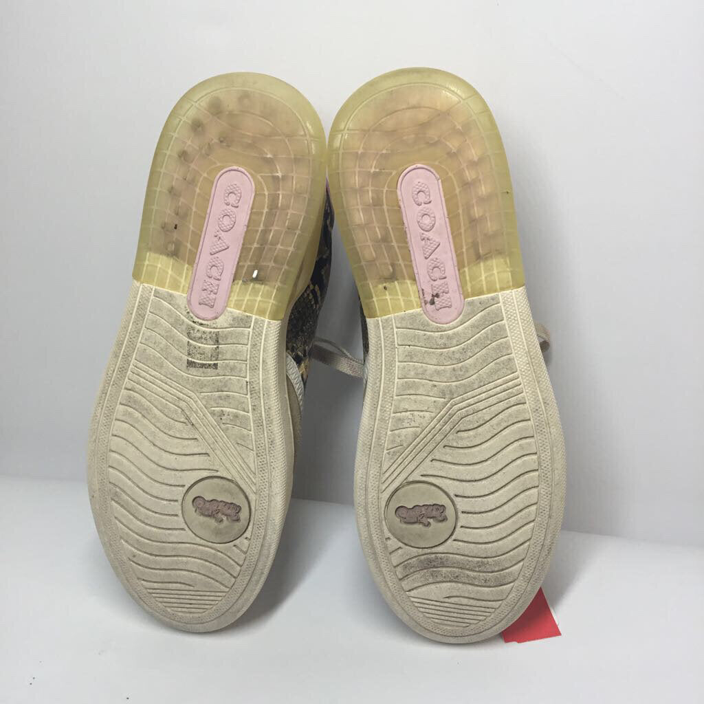 Coach Shoes 8 Brown/Snake/Pink