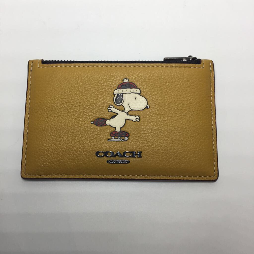 Coach Wallet Yellow/Snoopy