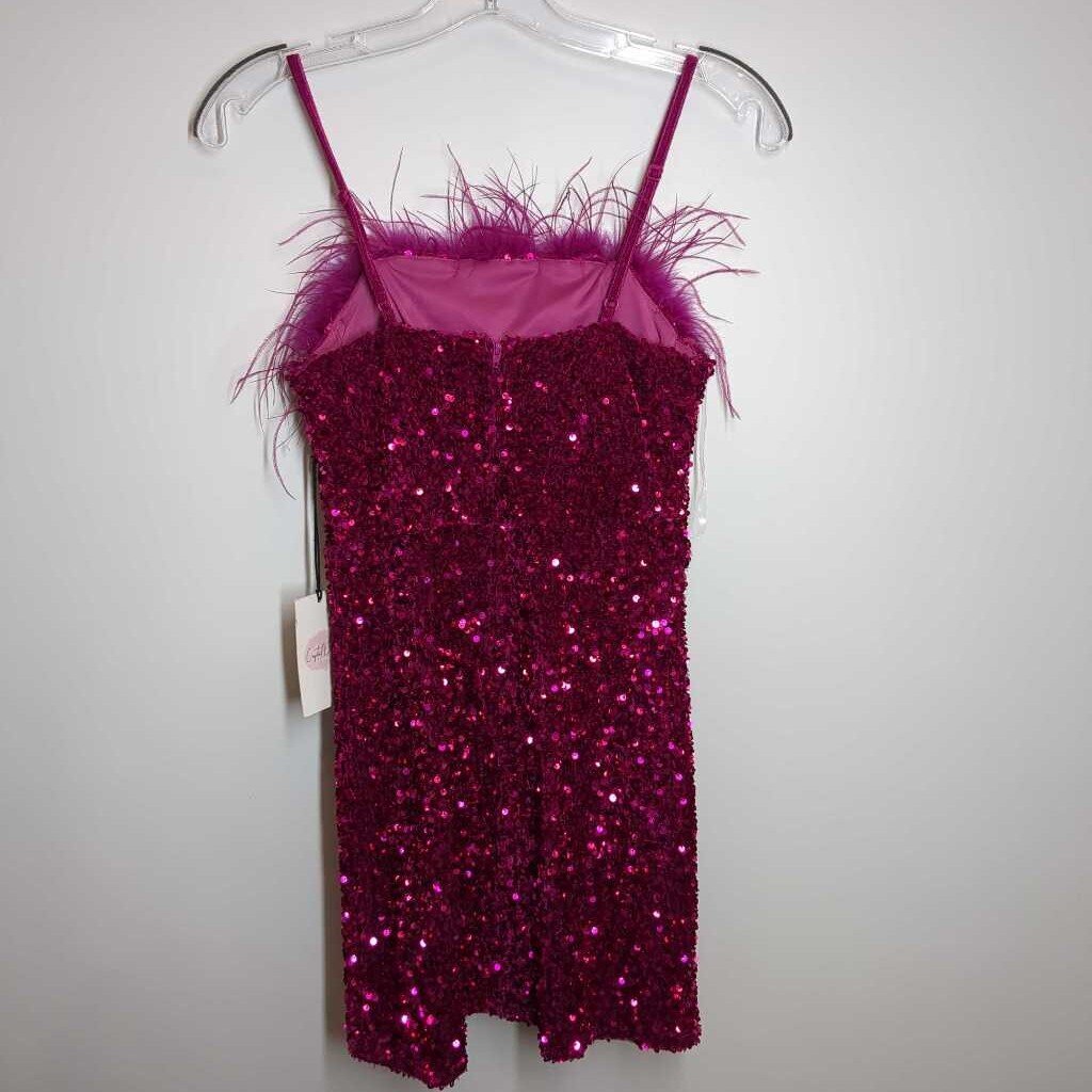 Crystal Doll Homecoming Dress S Pink