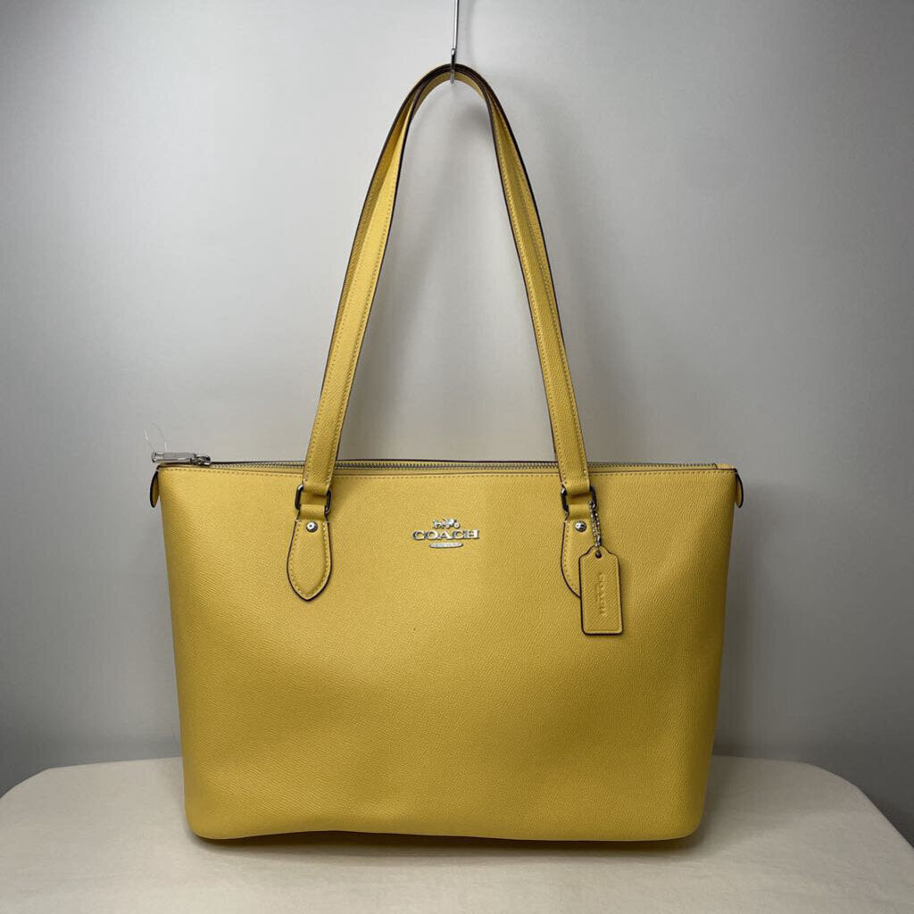 Coach Purses Large Tote Yellow