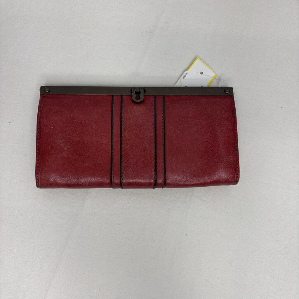 Fossil Wallet Red/Brown