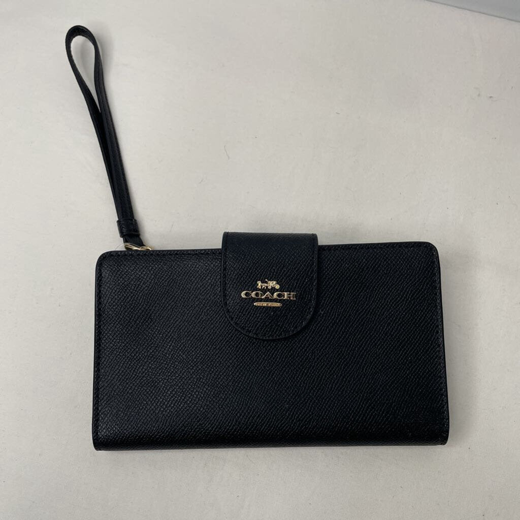 Coach Wallet Black/Gold