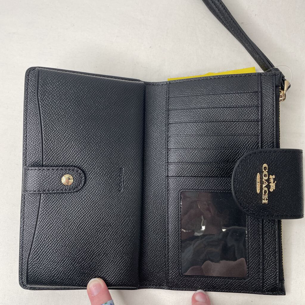 Coach Wallet Black/Gold