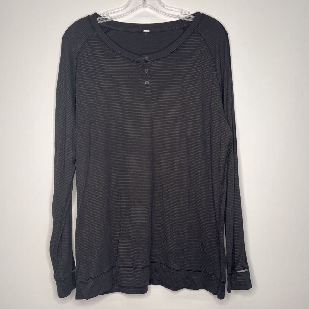 Lululemon Athletic Tops L BLCK Stripe