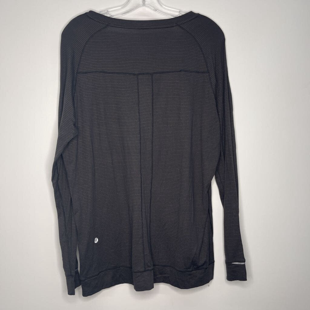 Lululemon Athletic Tops L BLCK Stripe