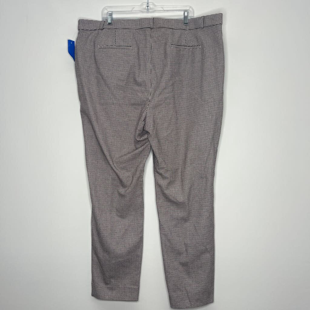 Banana Republic Pants 20 Tall Maroon/Black/White