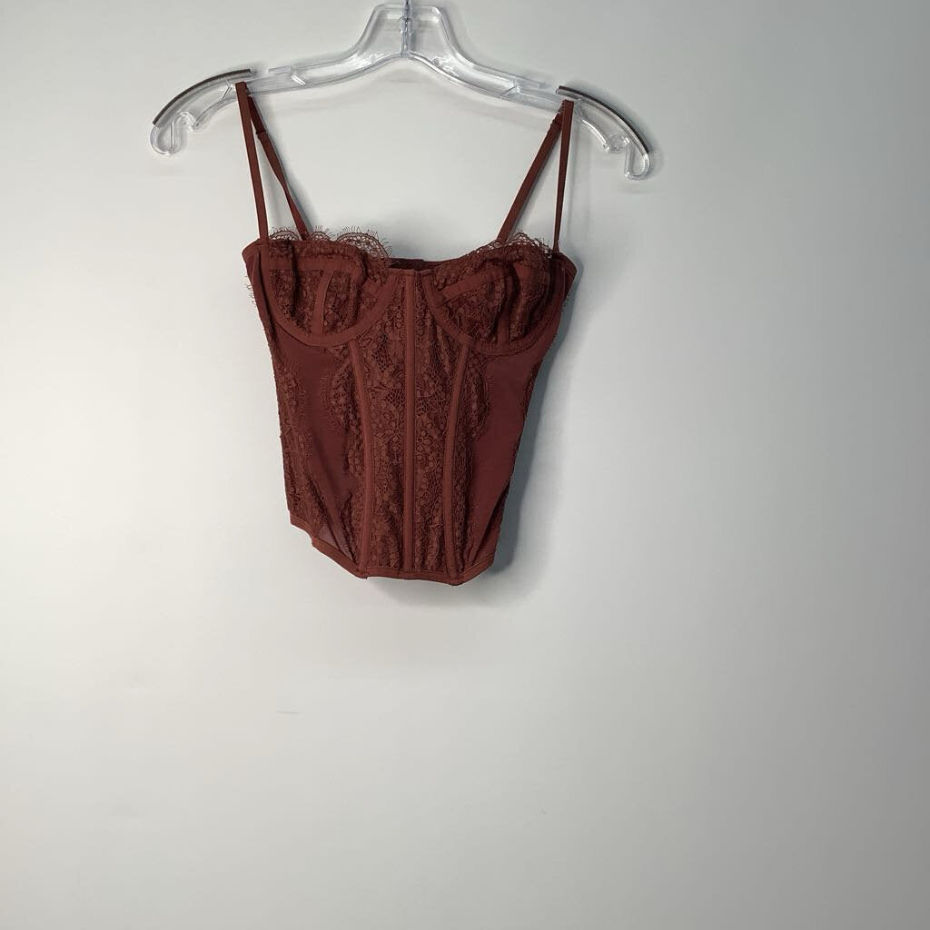 Urban Outfitters Tank S Rust Brown