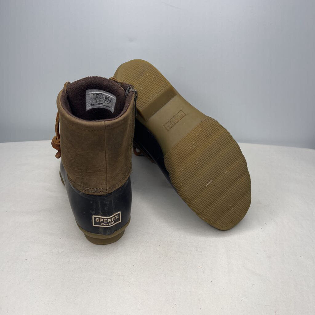Sperry Boots 7 Tan/Black