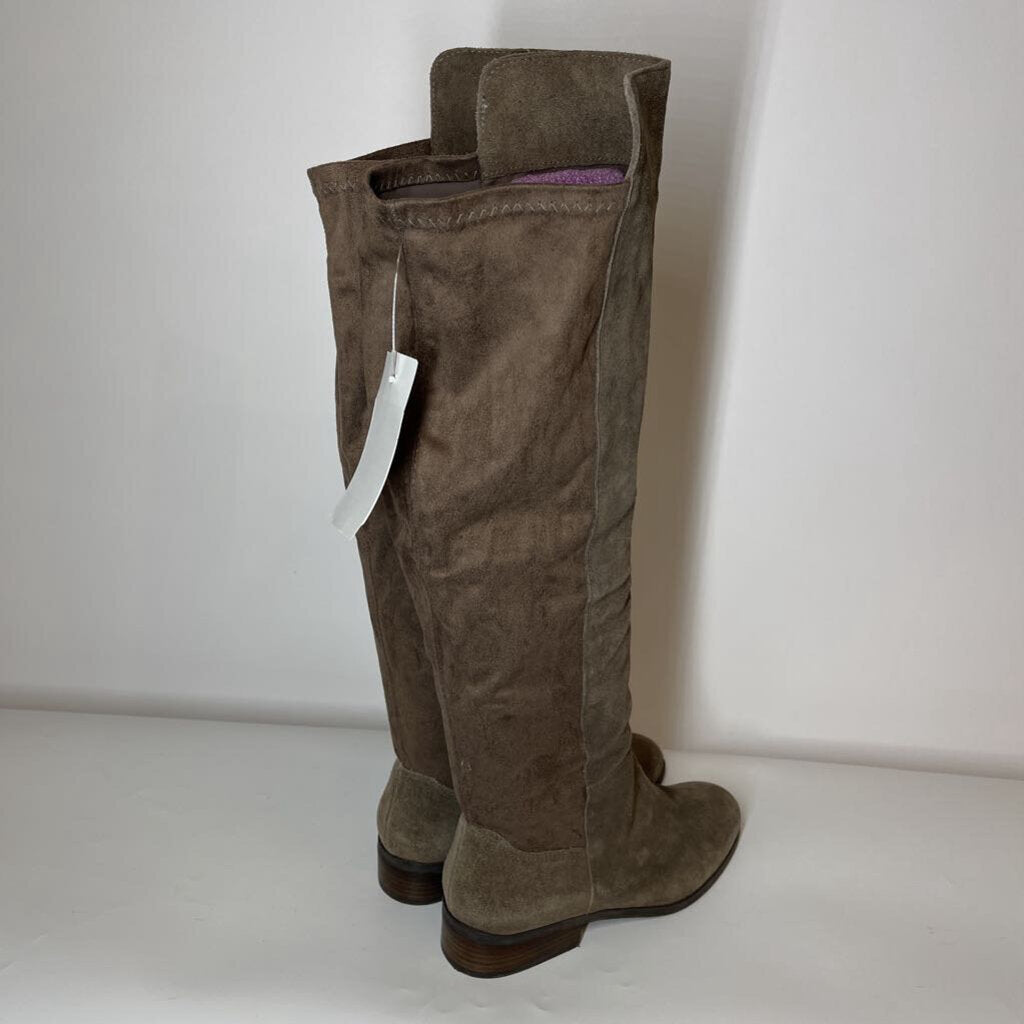 Lucky Brand Boots 7 Brown Suede