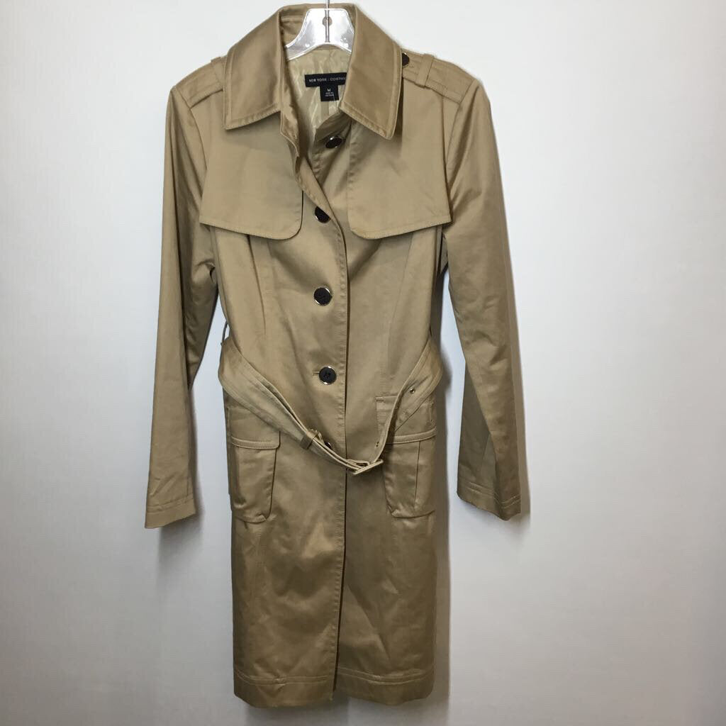 New York & Co. Outerwear M Tan