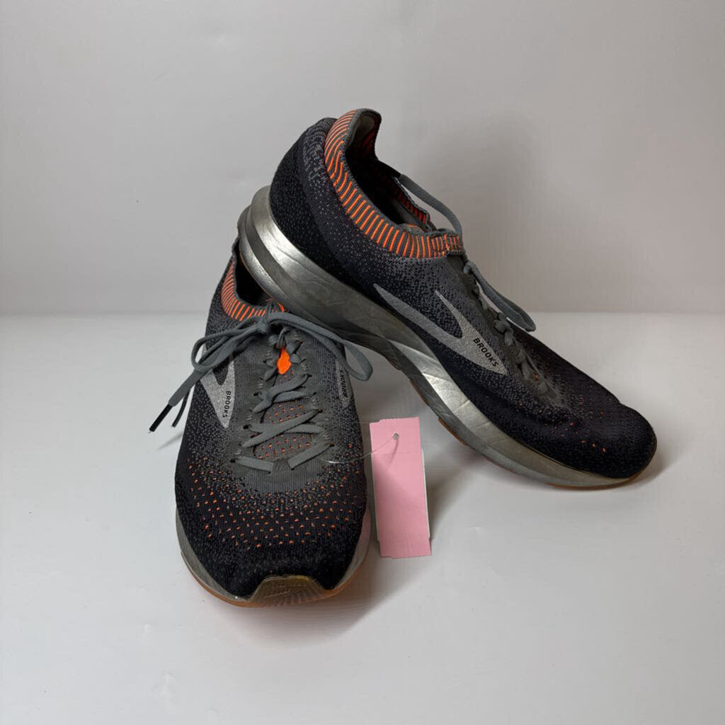 Brooks Shoes Men's 11.5 Gray/Orange