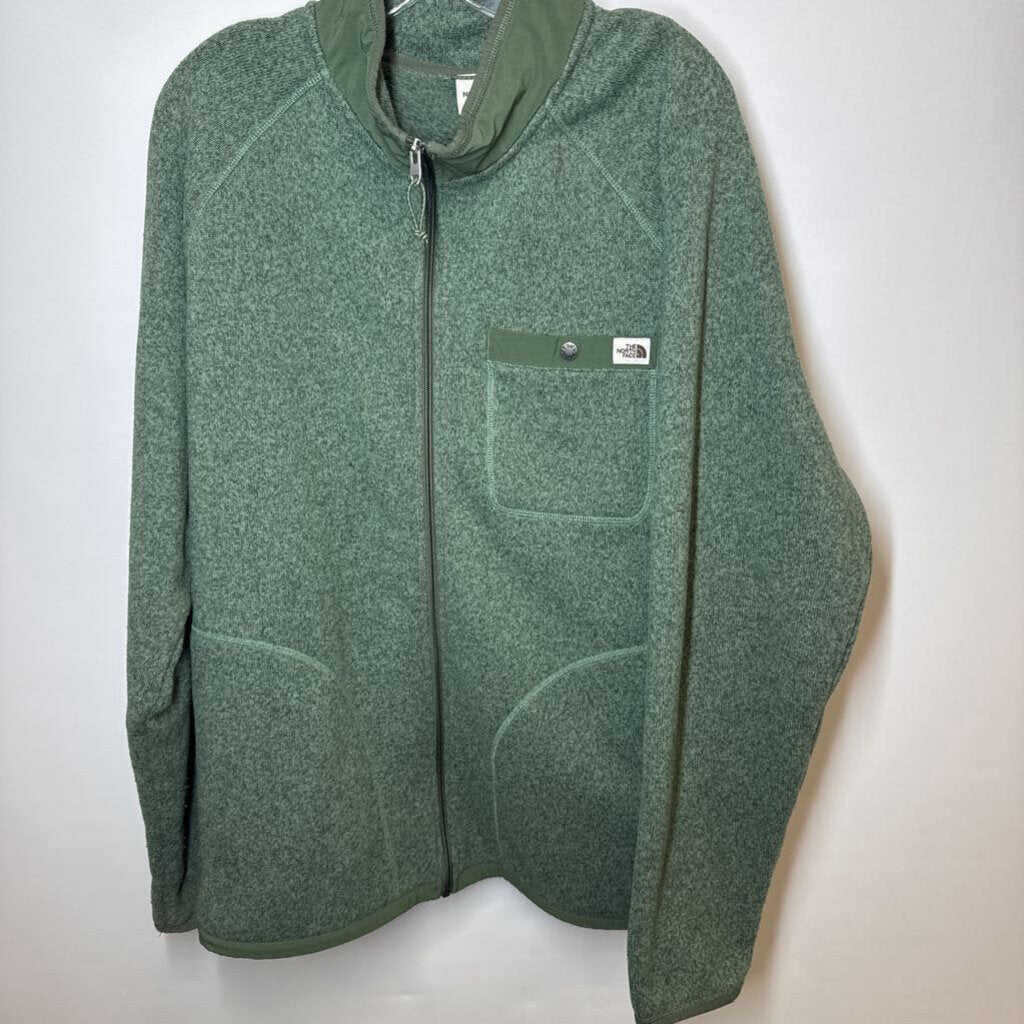 North Face Fleece Men's XXL Green