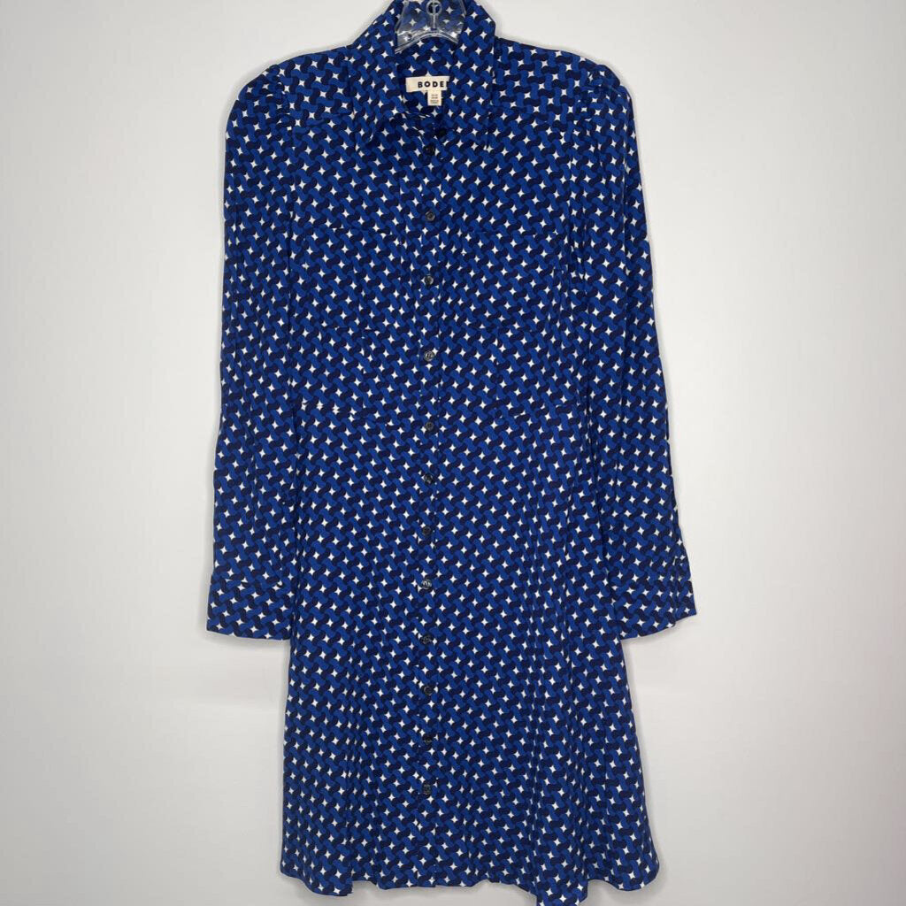 Boden Dress 0 Blue/Navy/White