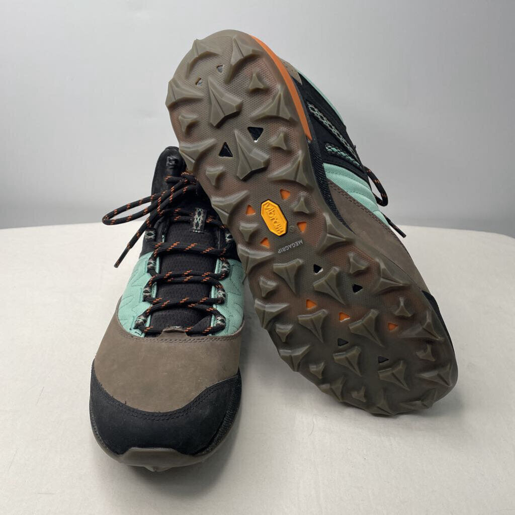 Merrell Boots Men's 12 Black/aqua/orange/taupe