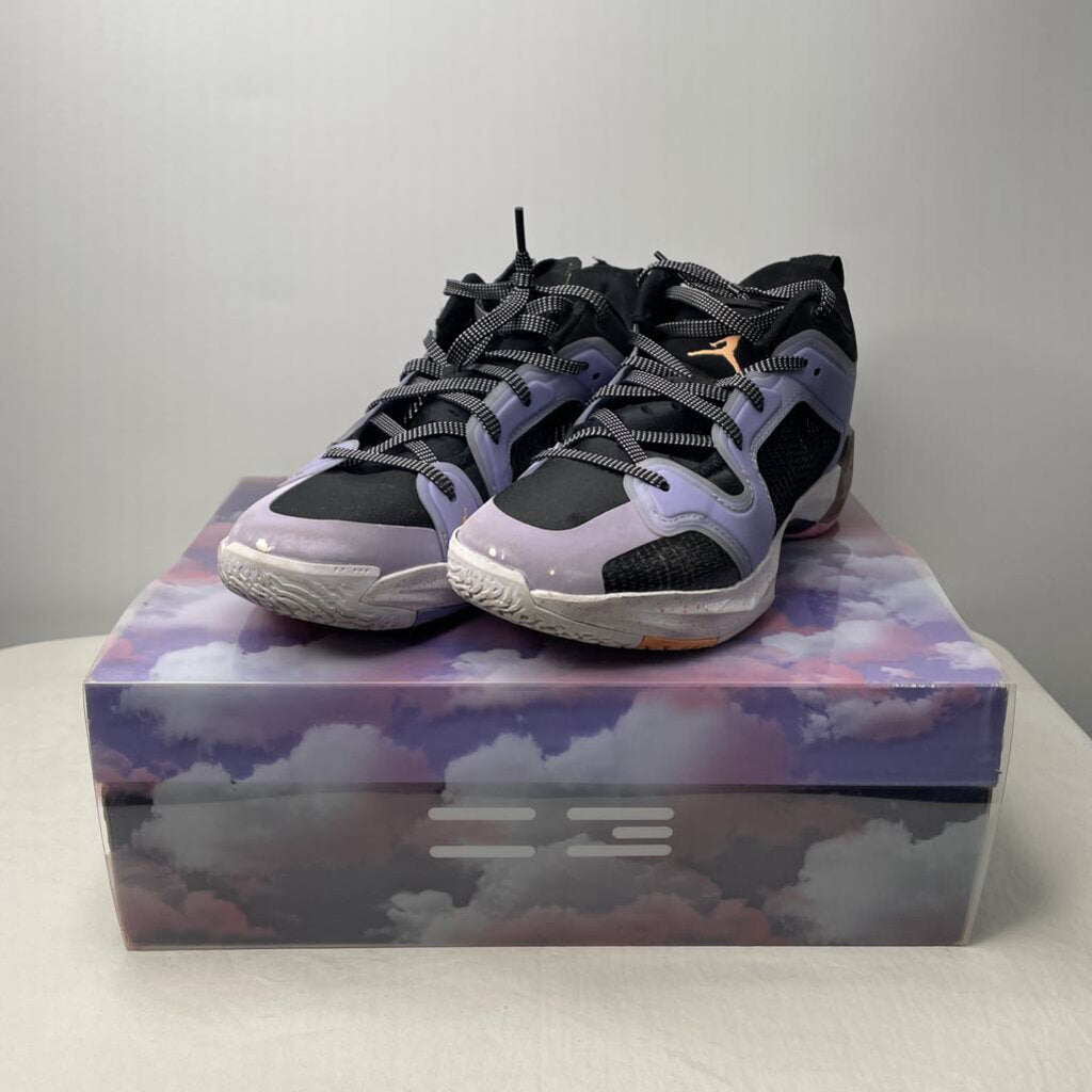 Air Jordan Shoes Men's 8.5 Black/Lavender
