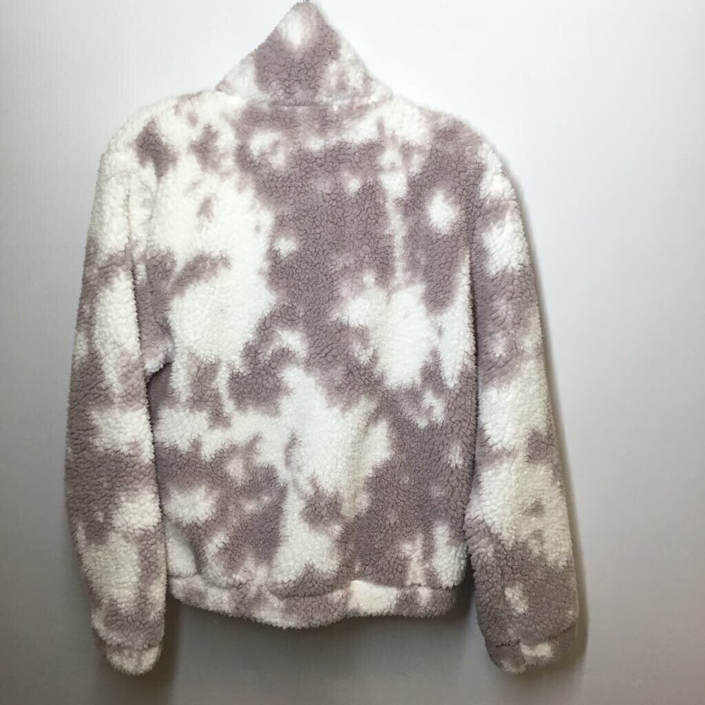Betsey Johnson Fleece XS Purple/White