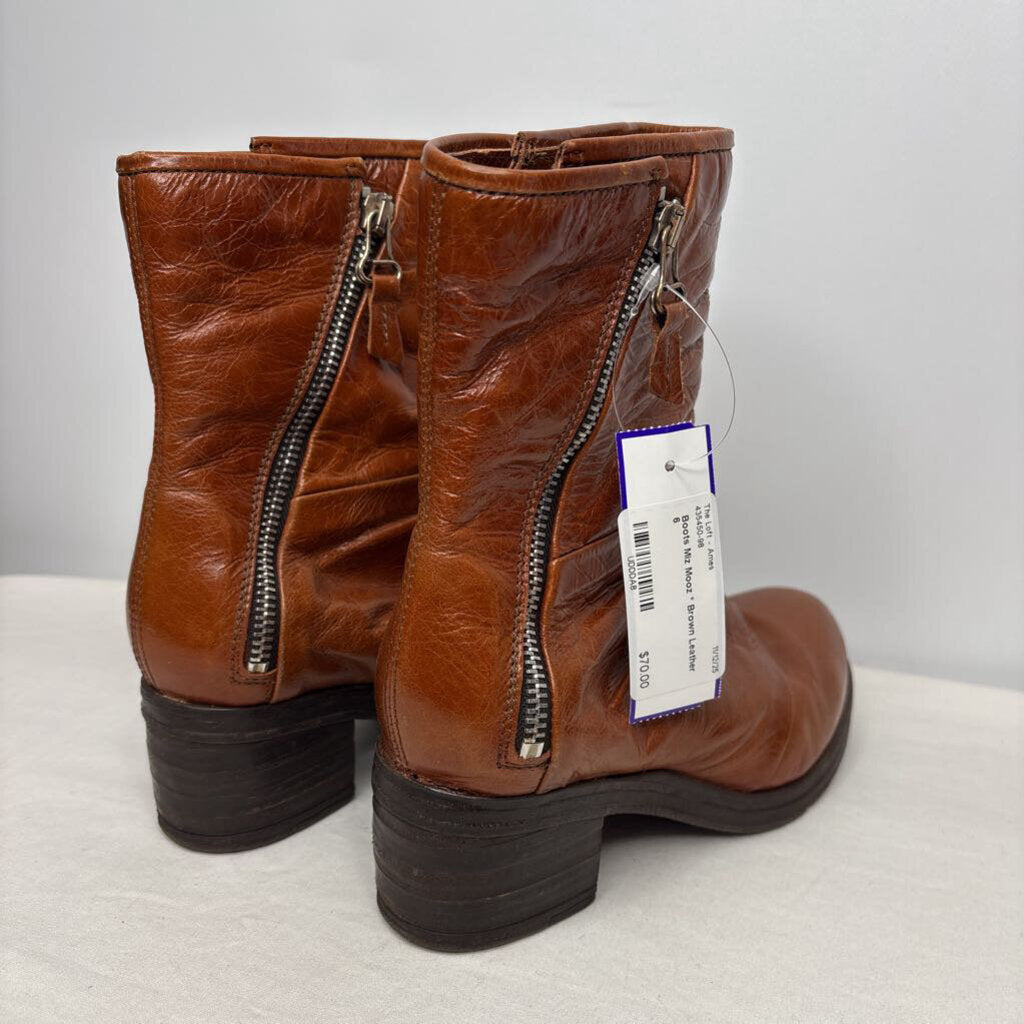 Miz Mooz Boots 6 Brown Leather