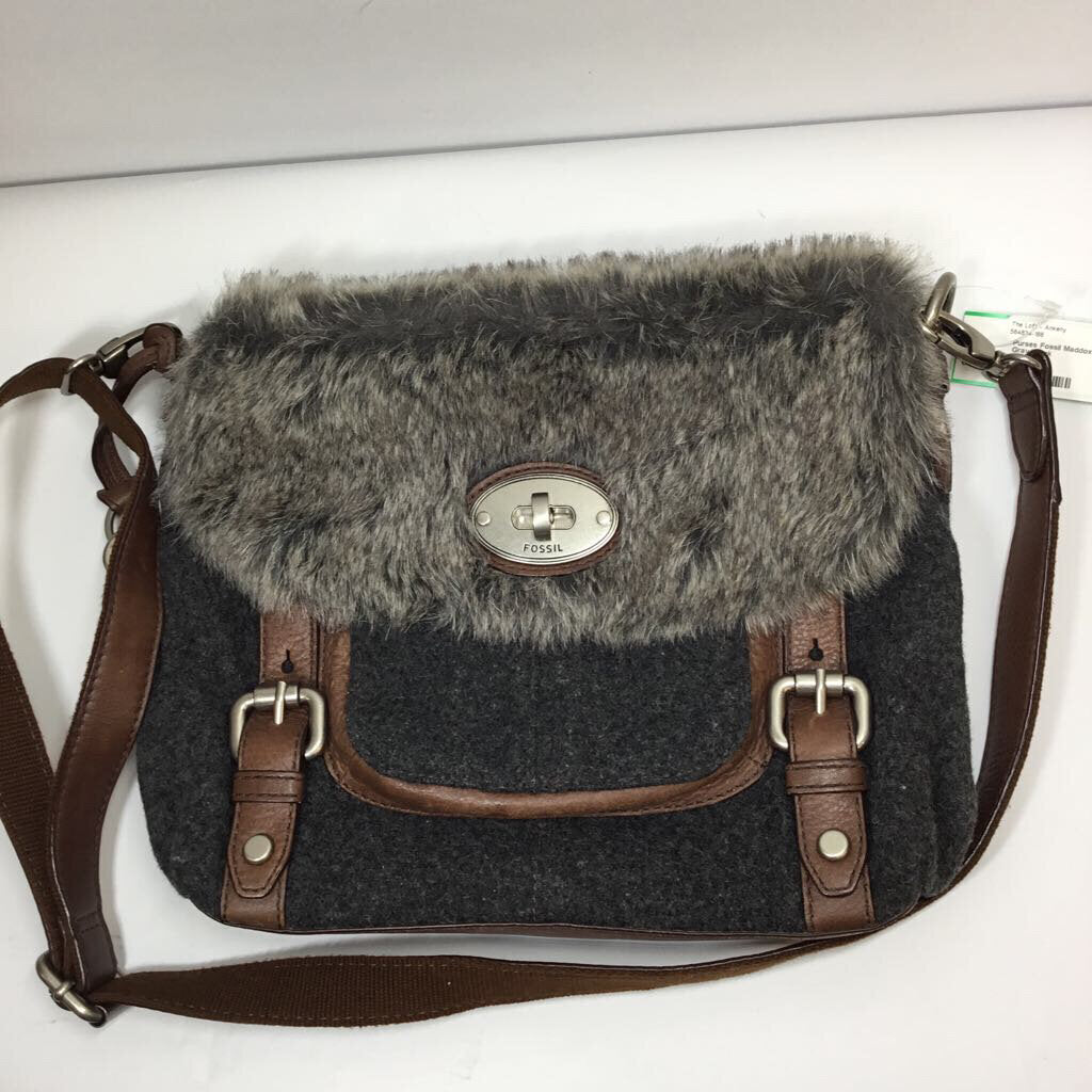 Fossil Purses Gray/Black