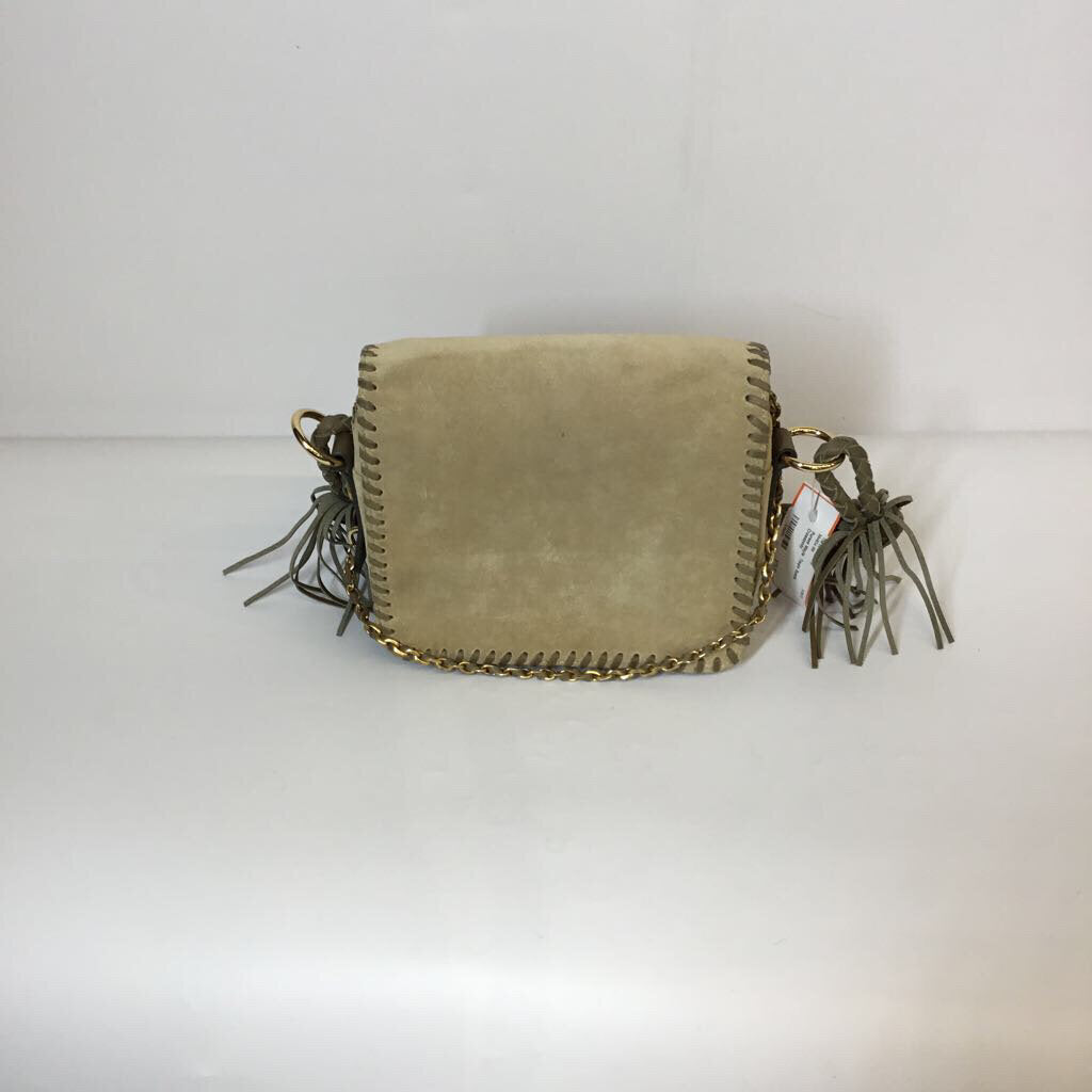 Purses Crossbody Taupe Suede