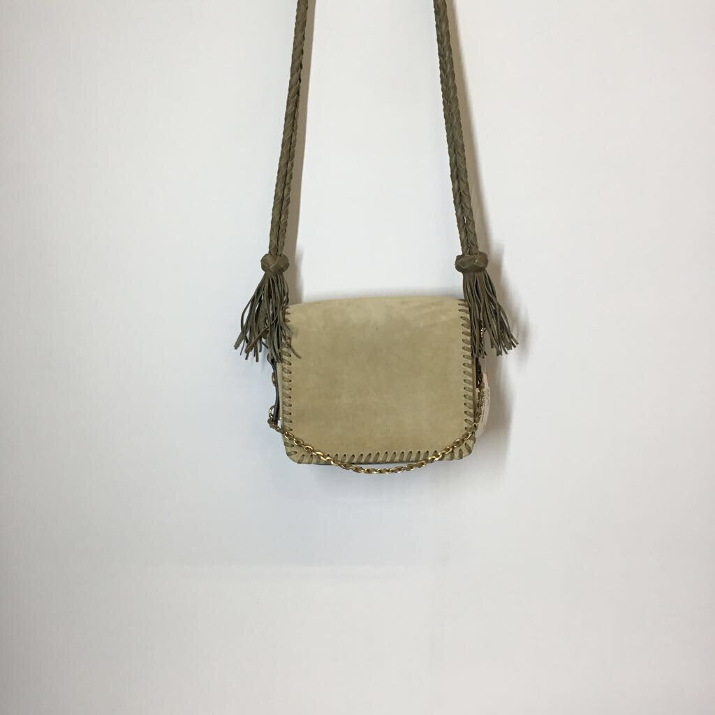 Purses Crossbody Taupe Suede