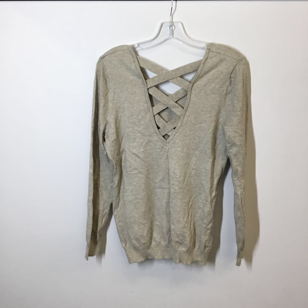 Love Ellie Sweater L Tan