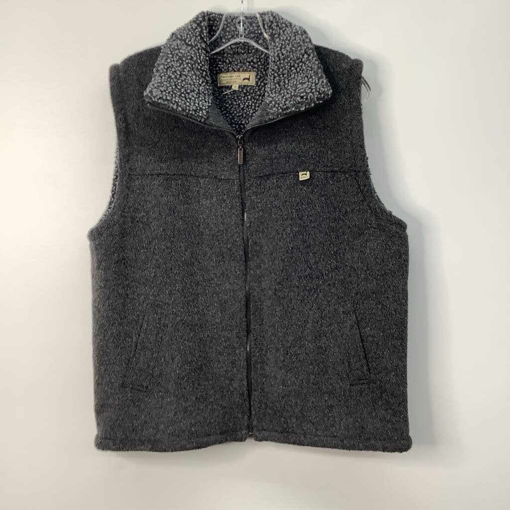 Vest S Gray Fleece