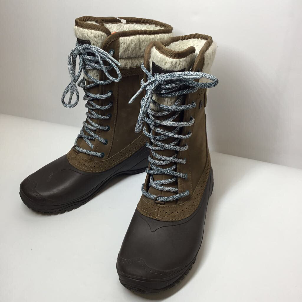 North Face Boots 7 Brown/Tan/Blue