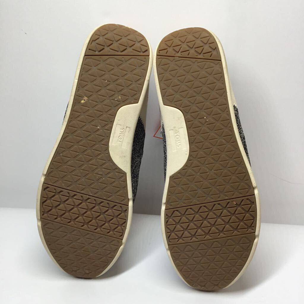 Toms Shoes 8.5 Grey/Navy/Cream