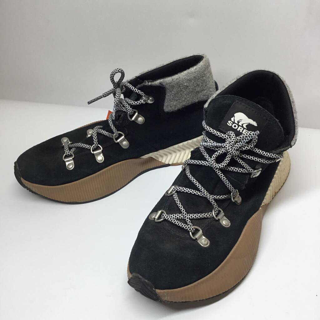 Sorel Boots 6 Black/Grey/Brown/White