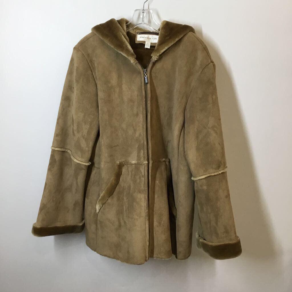 Jones New York Outerwear XL Brown/Furr