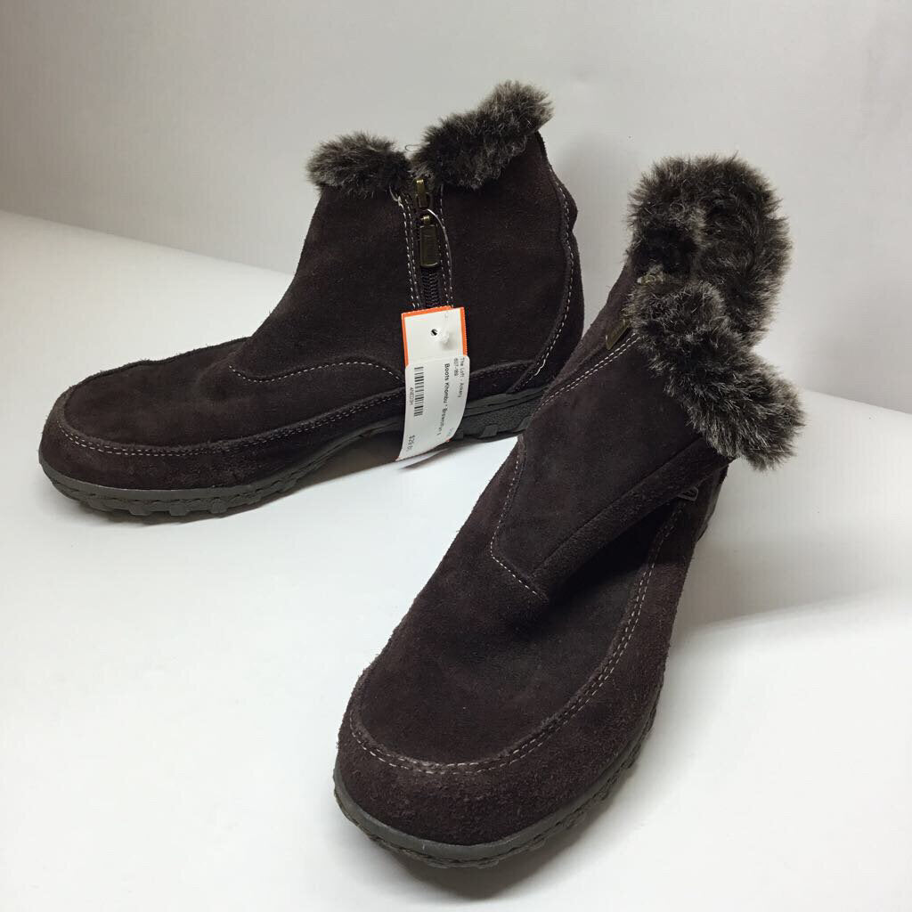 Khombu Boots 9 Brown/Furr
