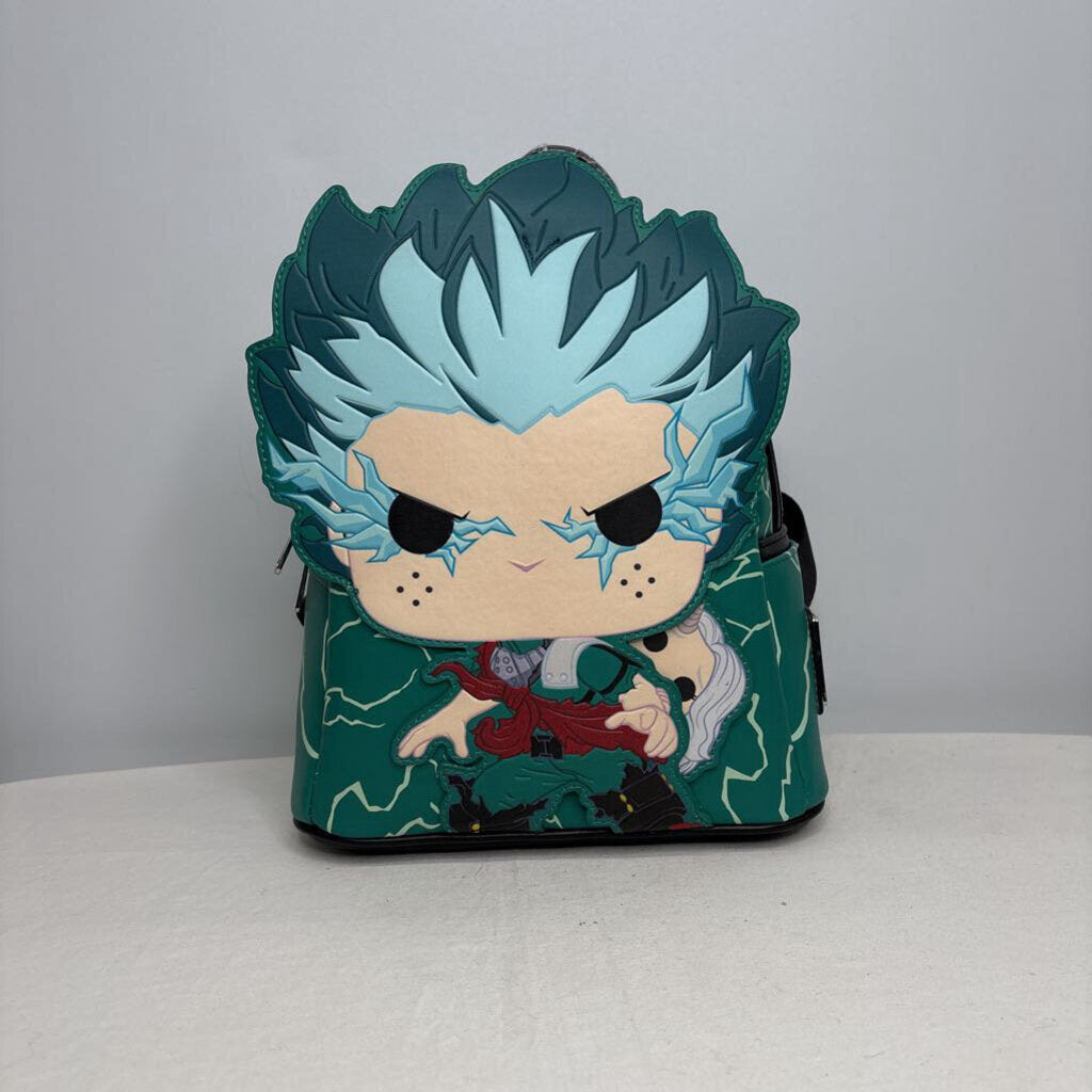 Loungefly Purses Mini Backpack Green/My Hero Academia
