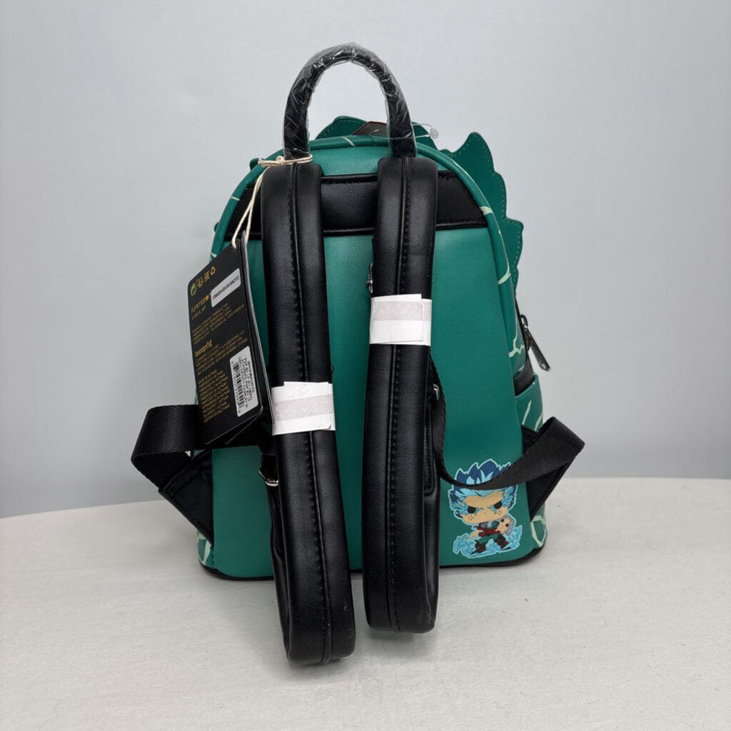 Loungefly Purses Mini Backpack Green/My Hero Academia