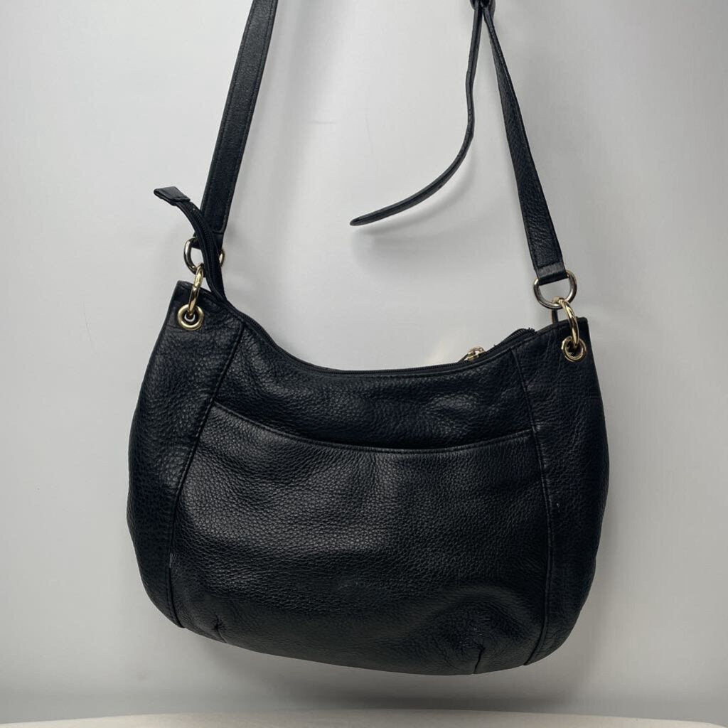 Michael Kors Purse Purses Shoulder Bag Pebbled Leather Black