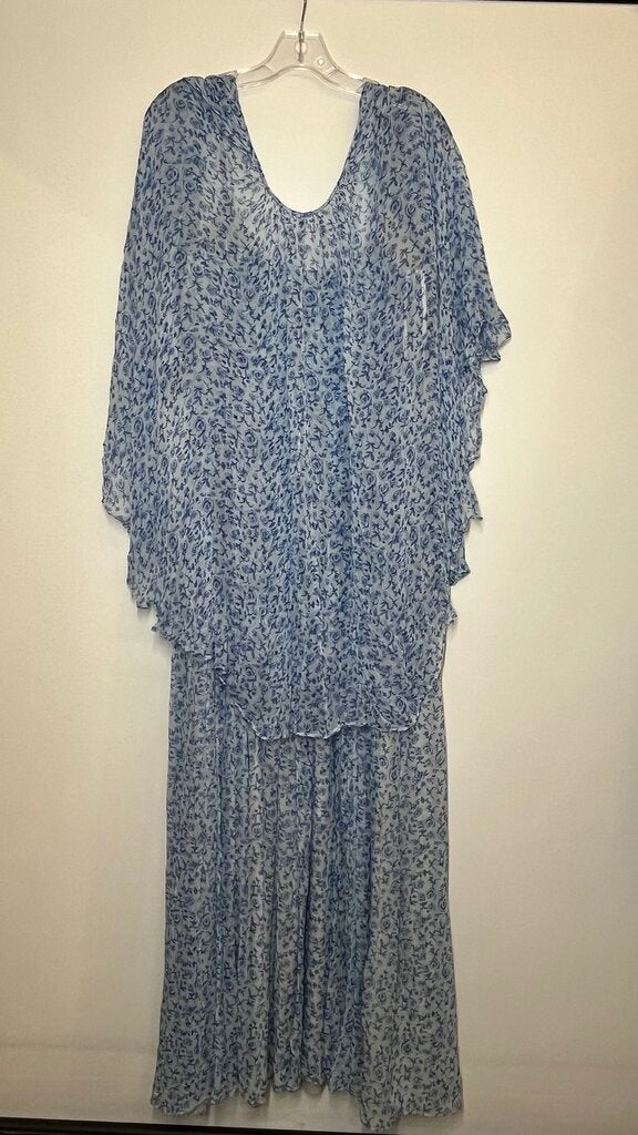 Dress 8/M Blue Floral