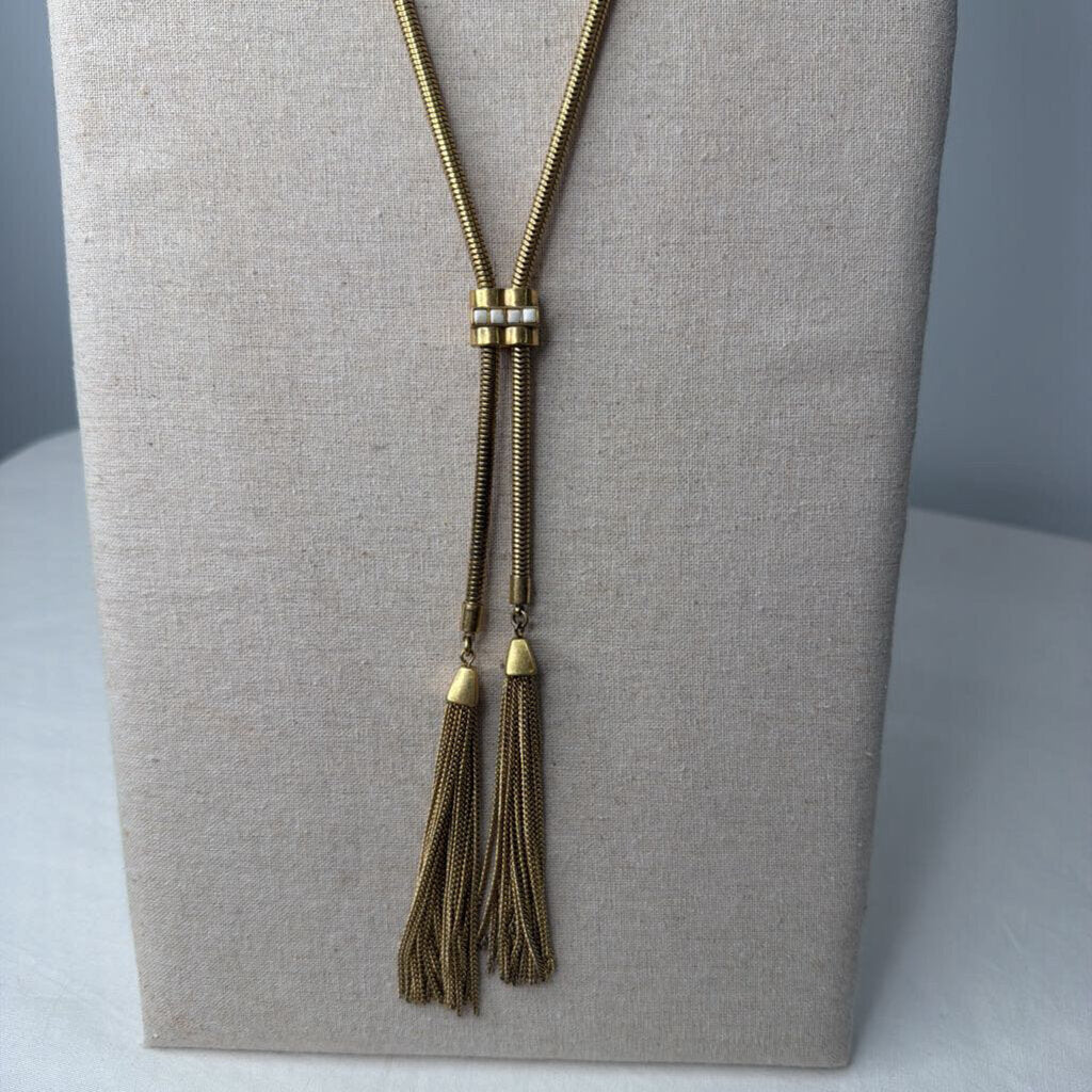 Stella&Dot Accessories Jacqueline Tassel Necklace Gold