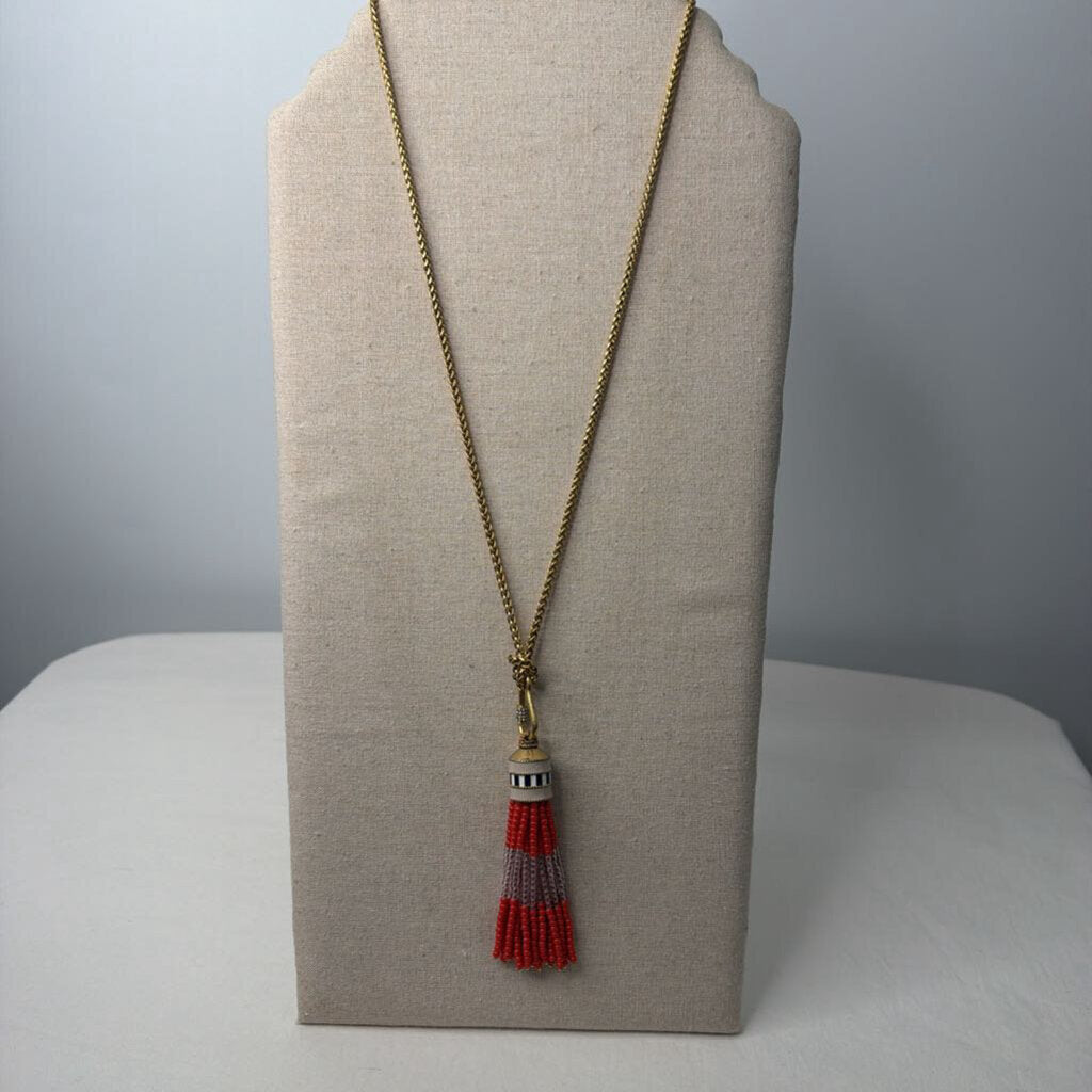 Stella&Dot Accessories Brio Tassel Red/Gold