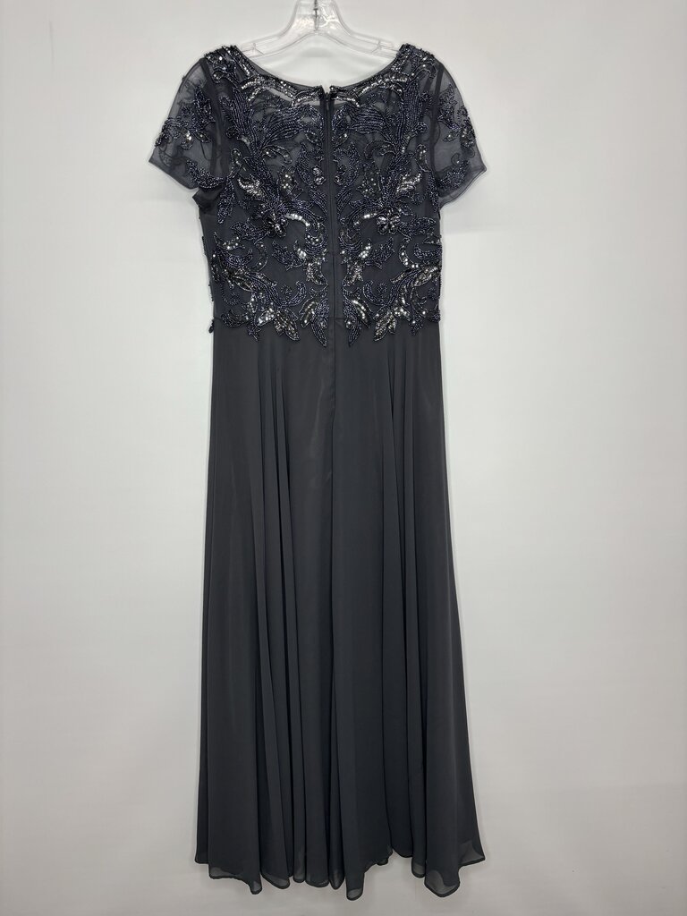 Xscape Formal Wear 10 Gray/Beaded Bodice