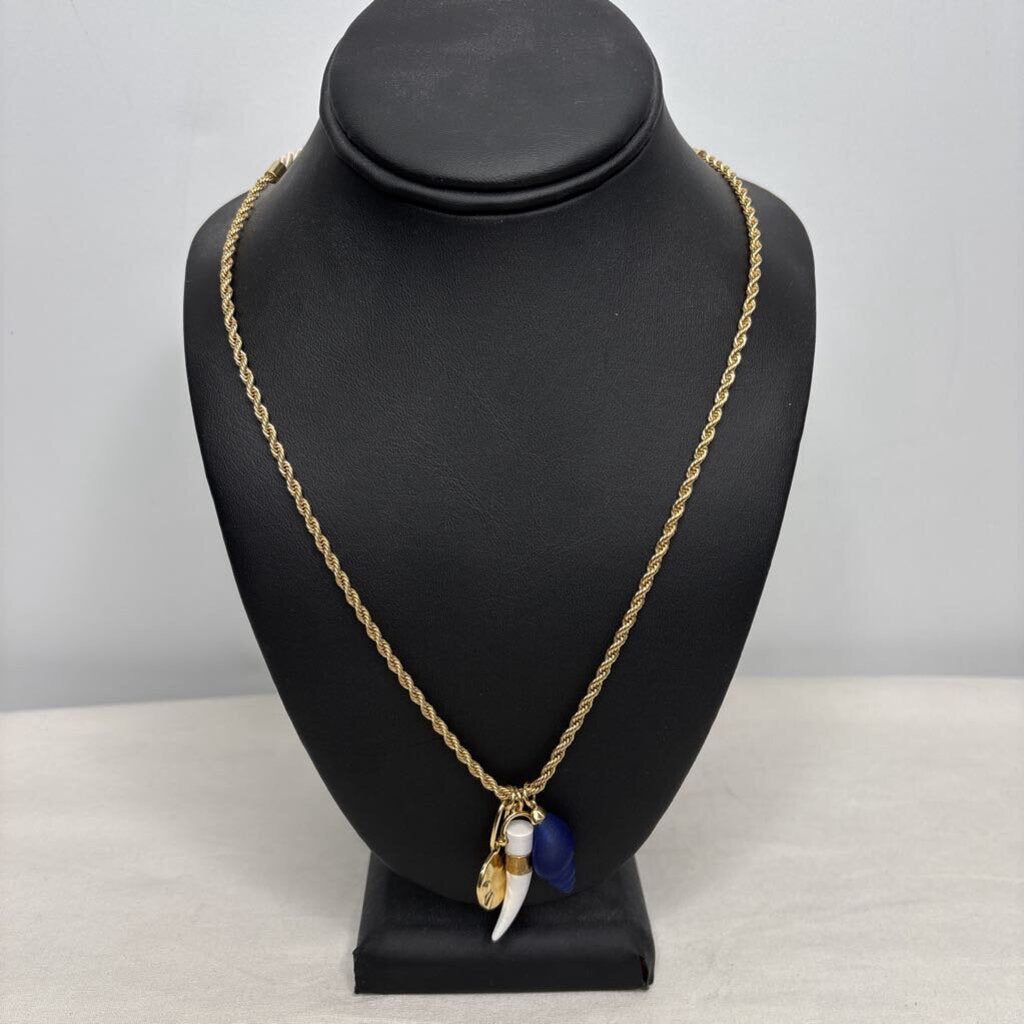Stella&Dot Accessories Beach Long Pull Tie Charm Necklace