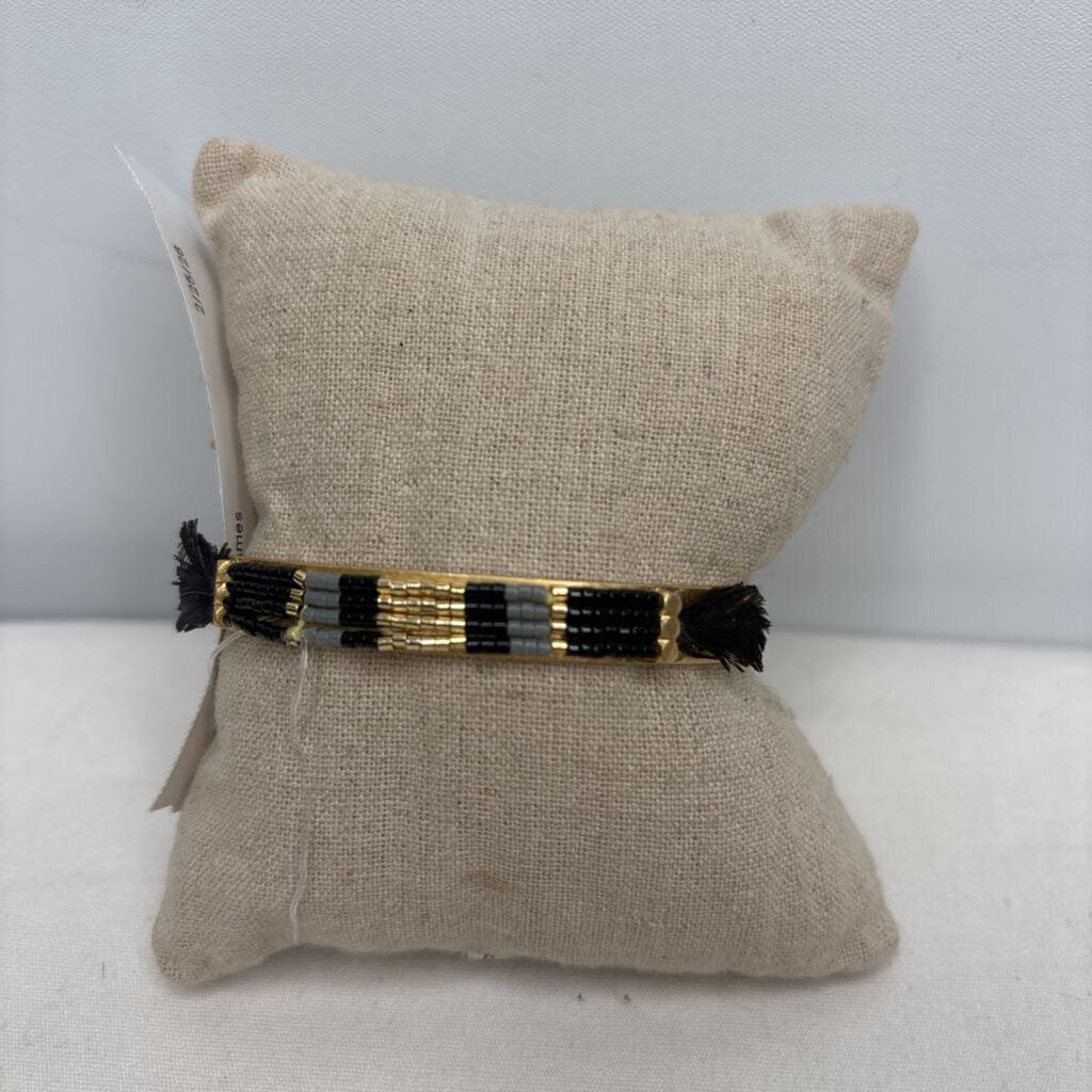 Stella&Dot Accessories Bracelet Cuff Gold/Black