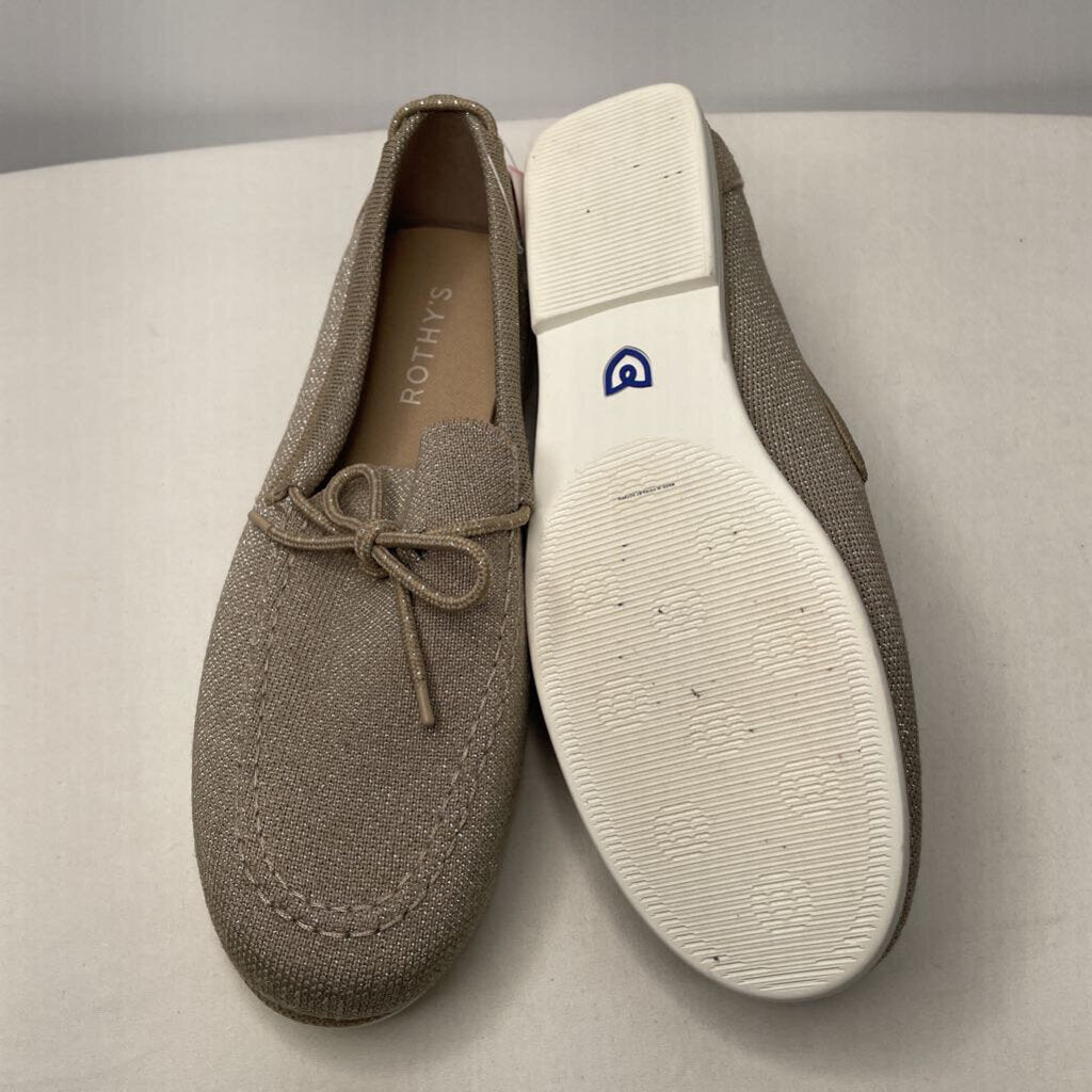Rothy's Shoes 9.5 Tan/Silver