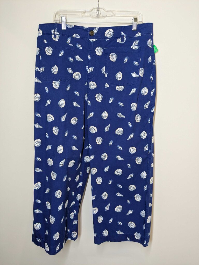 Loft Pants 16 Blue/White