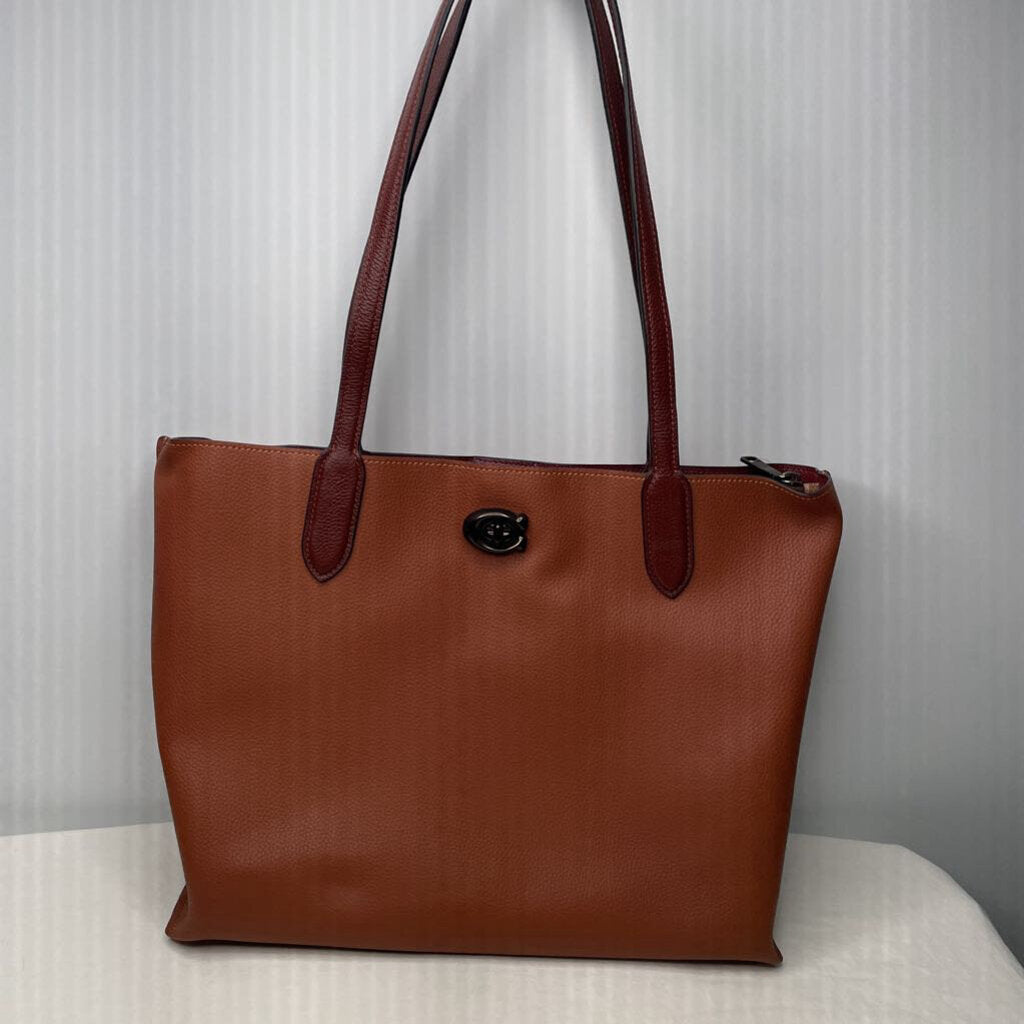 Coach Purses Cognac Brown