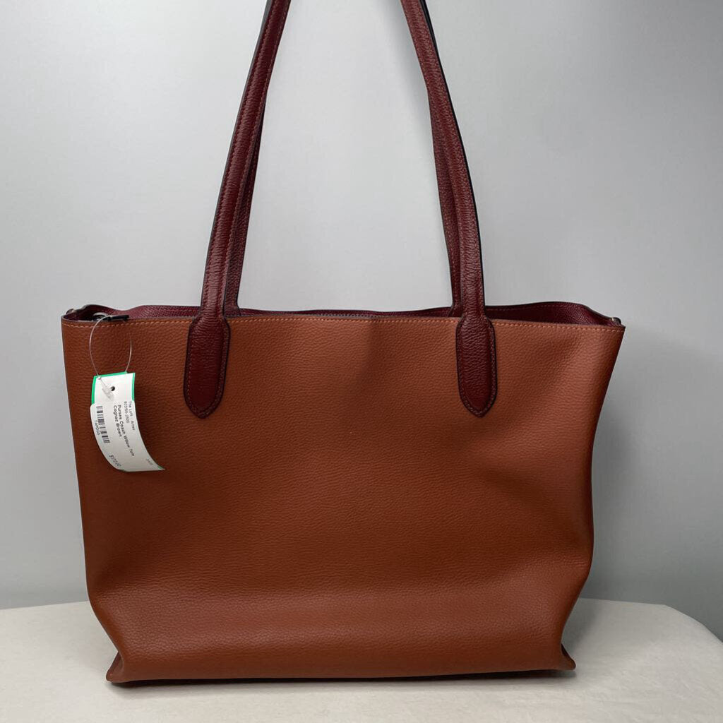 Coach Purses Cognac Brown