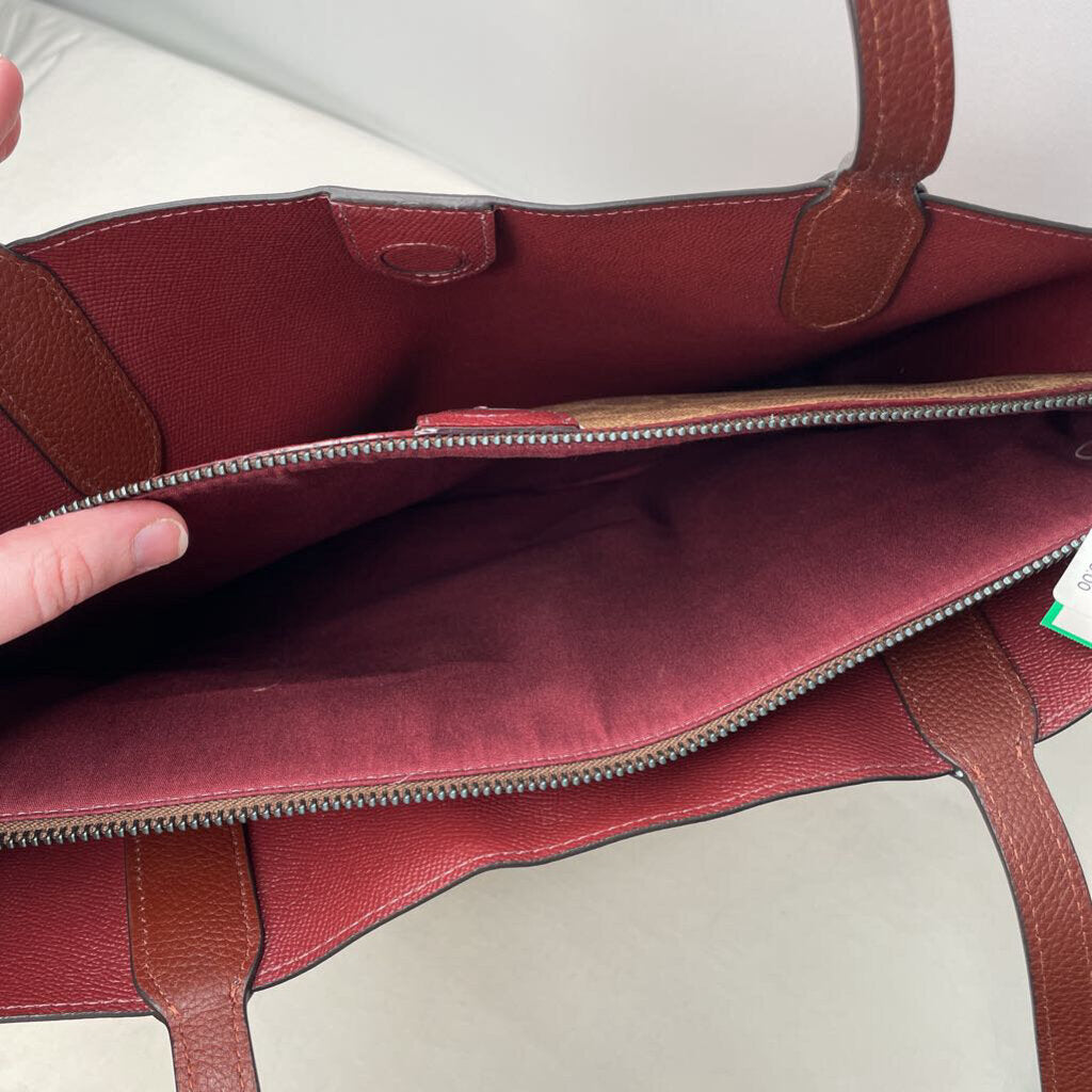 Coach Purses Cognac Brown
