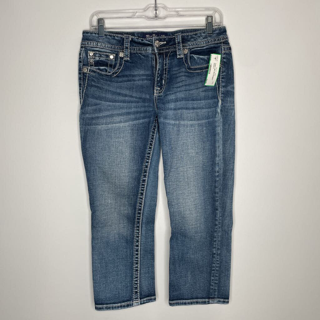 Miss Me Designer Capris 8 Denim