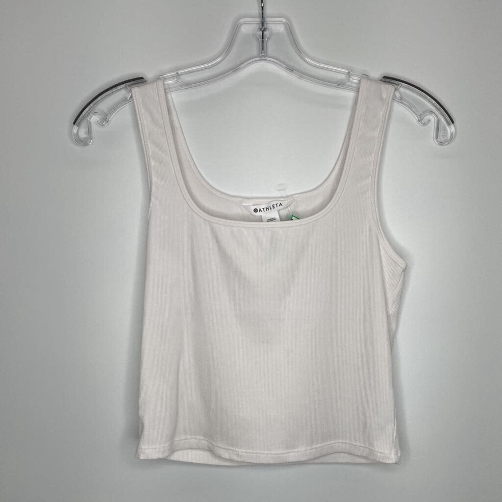 Athleta Athletic Tops S White