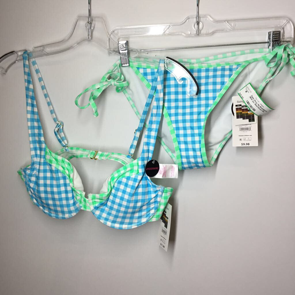 No Boundaries Swim Wear M/L Blue/Green